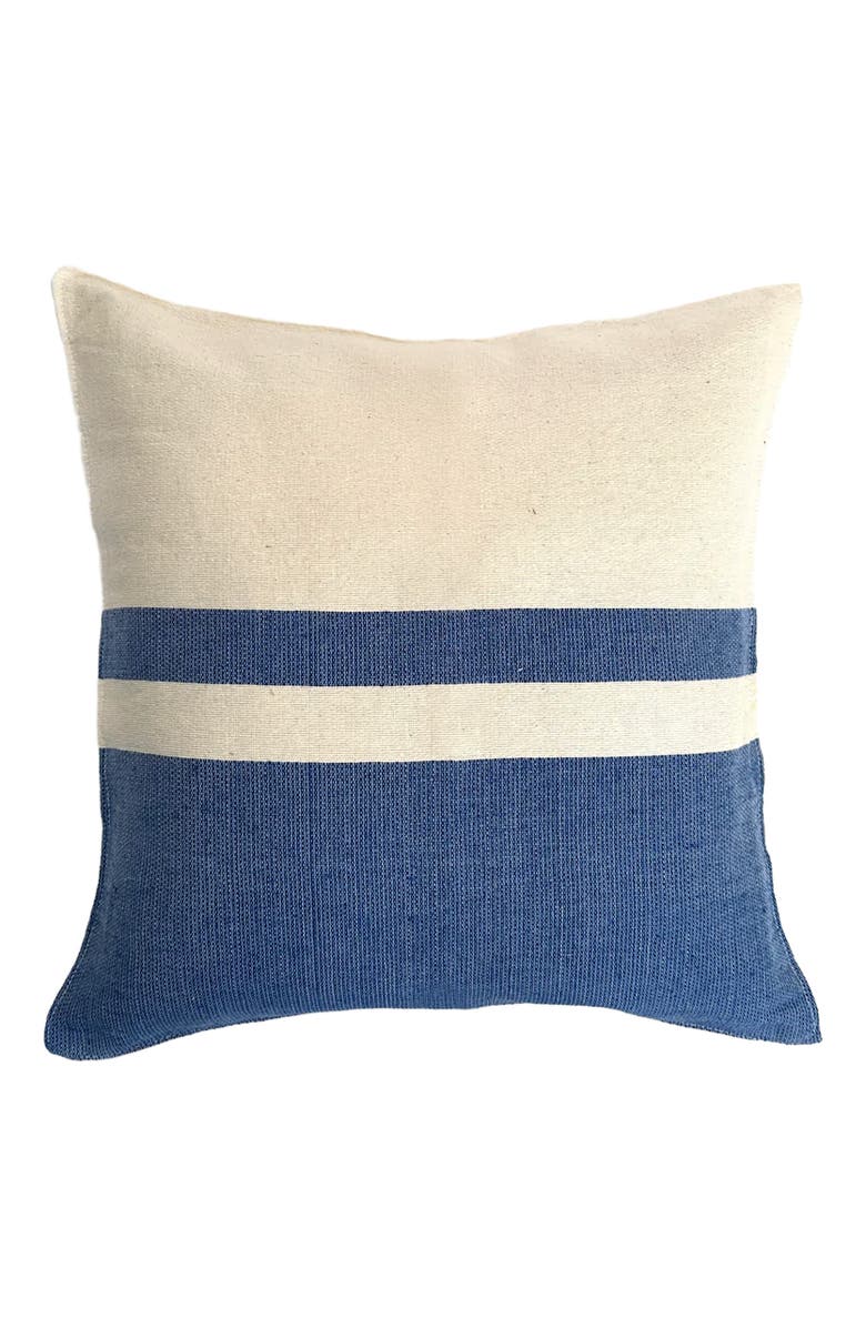 Nativa Woven Block Pillow - Cover Only, Main, color, Blue