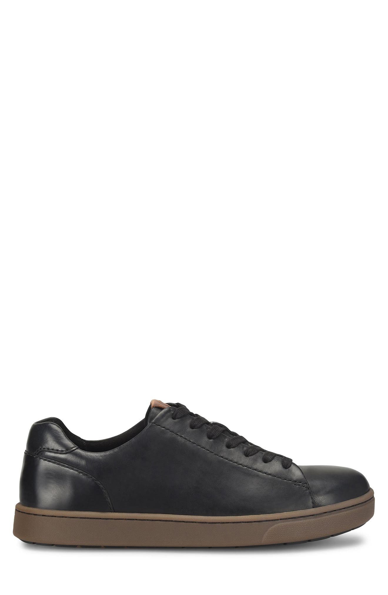 Børn Aden Sneaker, Alternate, color, Black/Tobacco Bottom