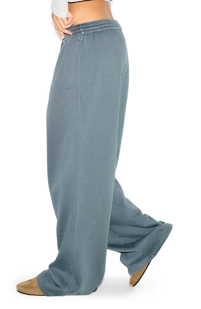 SKIMS Fleece Sweatpants, Alternate, color, Zircon