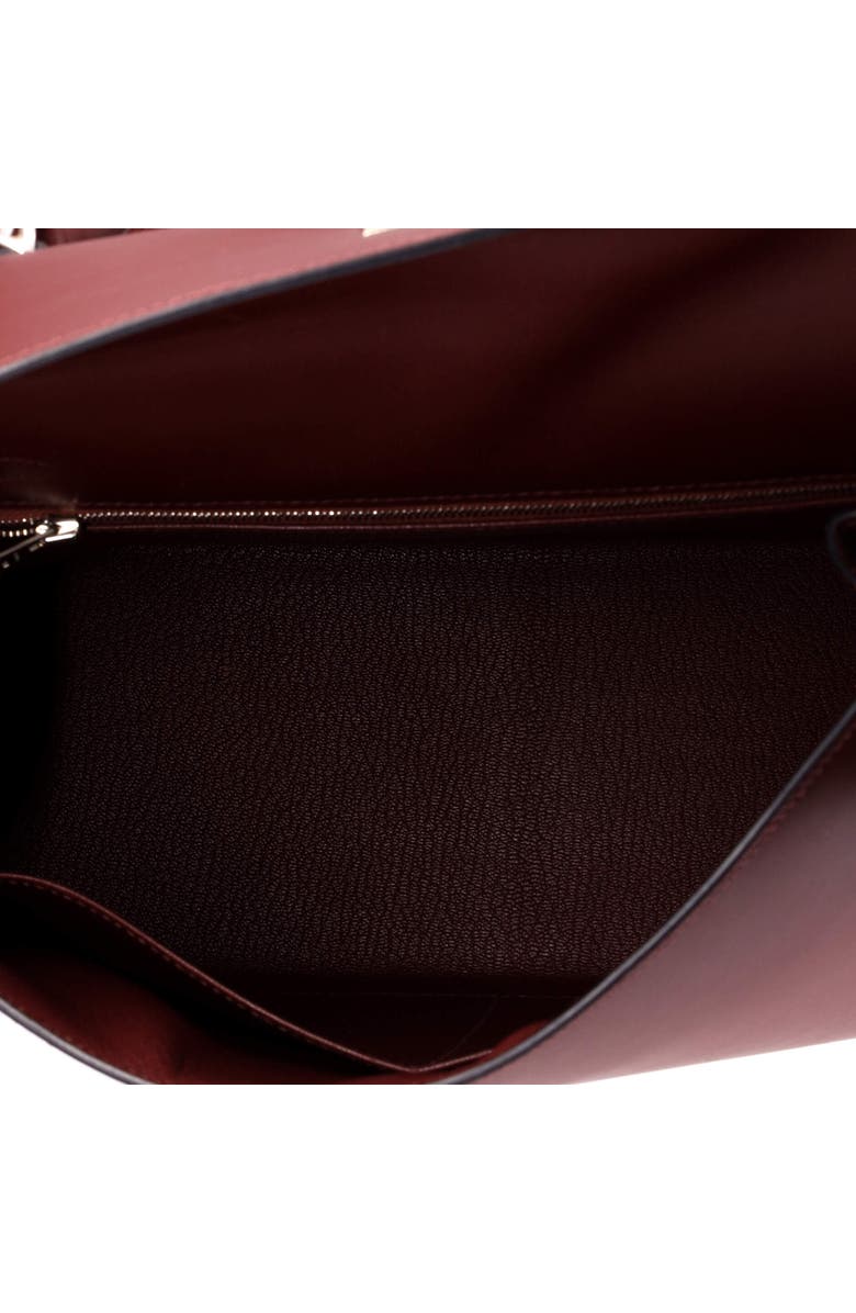 Pre-Owned Hermes Kelly Handbag Red Sombrero with Palladium Hardware 32, Alternate, color,