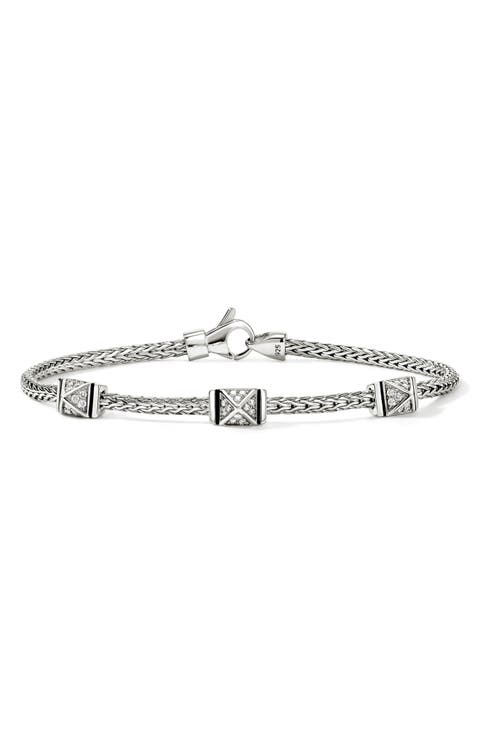 Icon Stud Pavé Diamond Bracelet