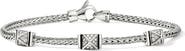 John Hardy Icon Stud Pavé Diamond Bracelet