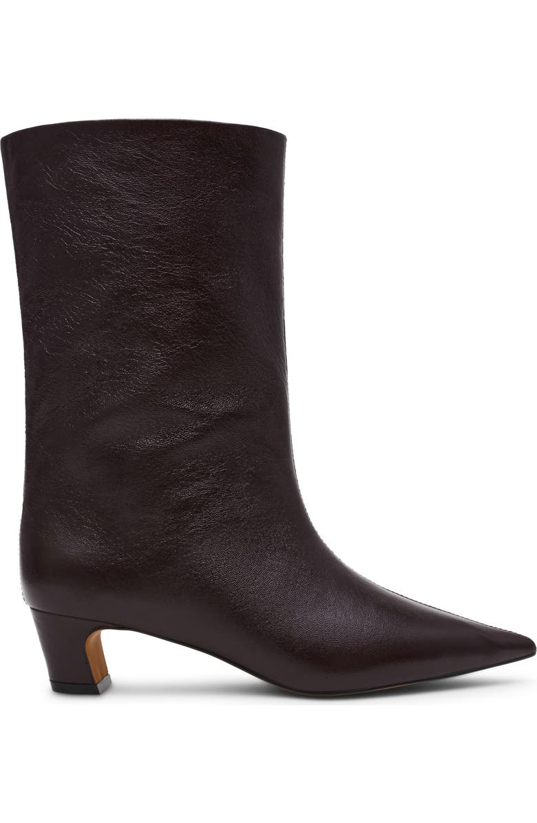 Steve Madden Lytton Pointed Toe Boot, Alternate, color, Burgundy Patent