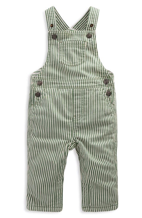 Kids' Ticking Stripe Overalls