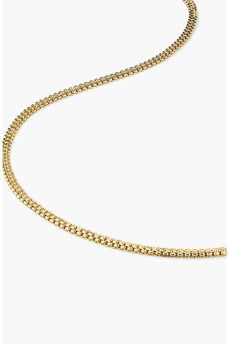 Timepiece Chain Necklace, Alternate, color, Yellow Gold
