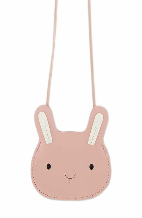 Girl's Rabbit Crossbody Bag Soft Pink