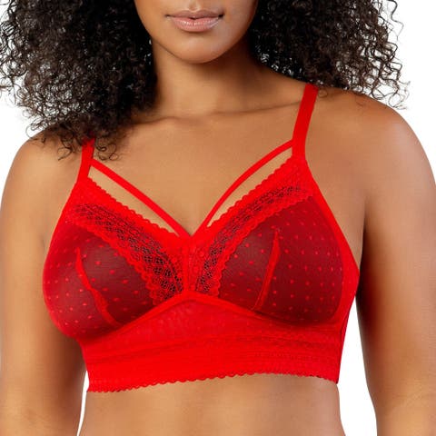 Mia Wire-Free Padded Mesh Bralette