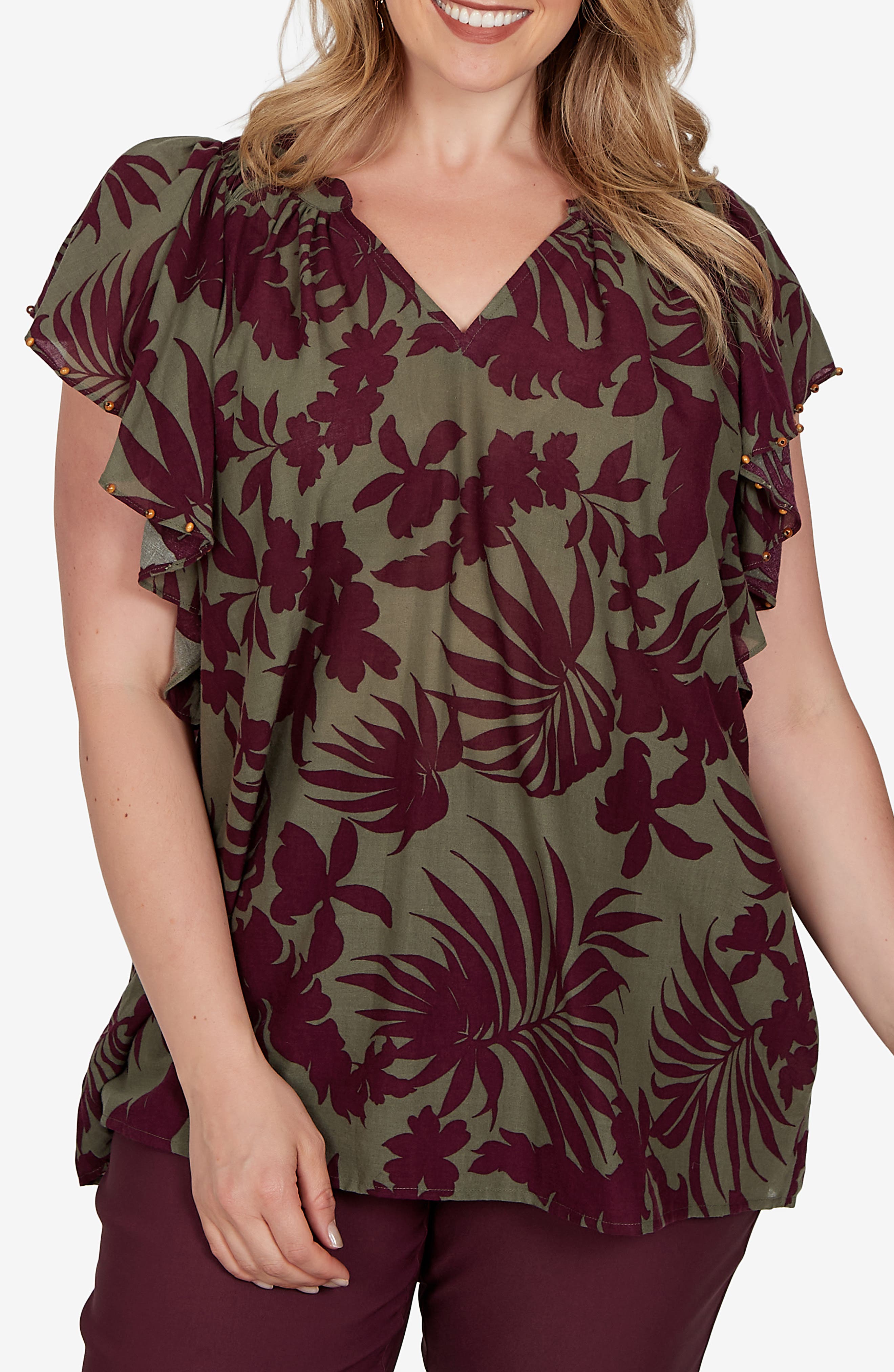 Novelty Airy Cotton Gauze Top