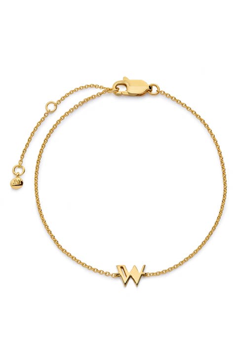 Initial Chain Bracelet