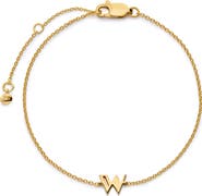 Monica Vinader Initial Chain Bracelet