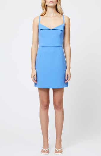 Whisper Foldover Minidress