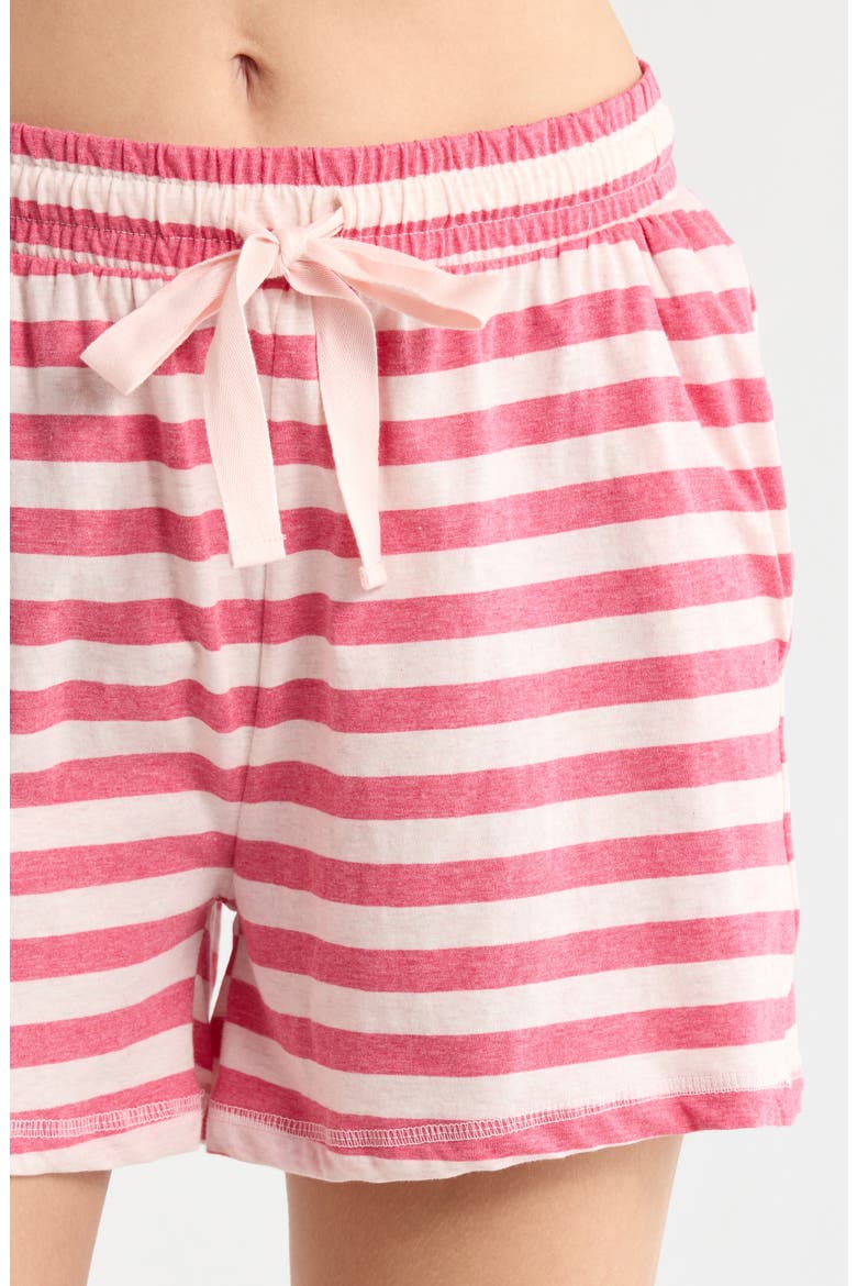 Jada Organic Cotton Short Pajamas, Alternate, color, DESERT ROSE/ ROSEWATER