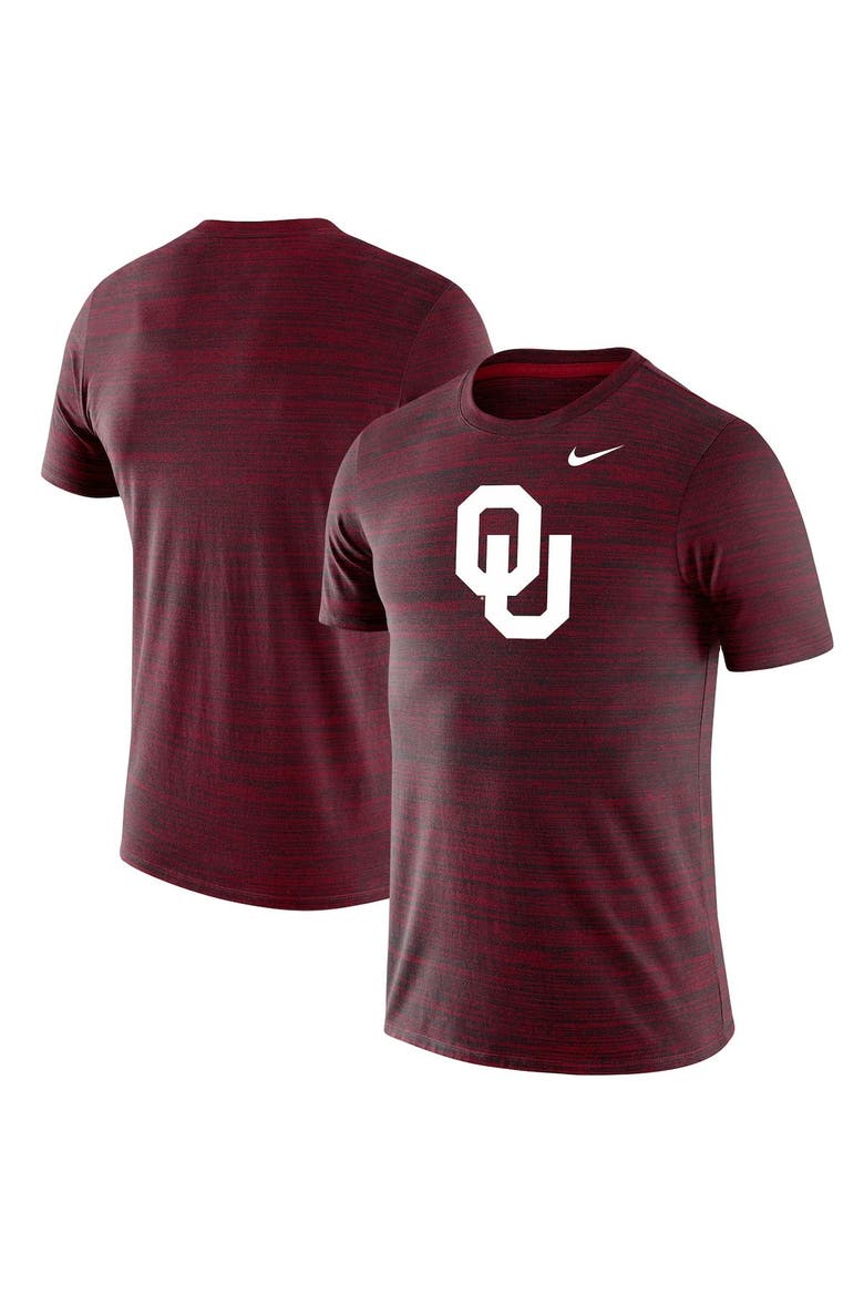 Men's Nike Crimson Oklahoma Sooners Team Logo Velocity Legend Performance T-Shirt, Main, color, Crimson
