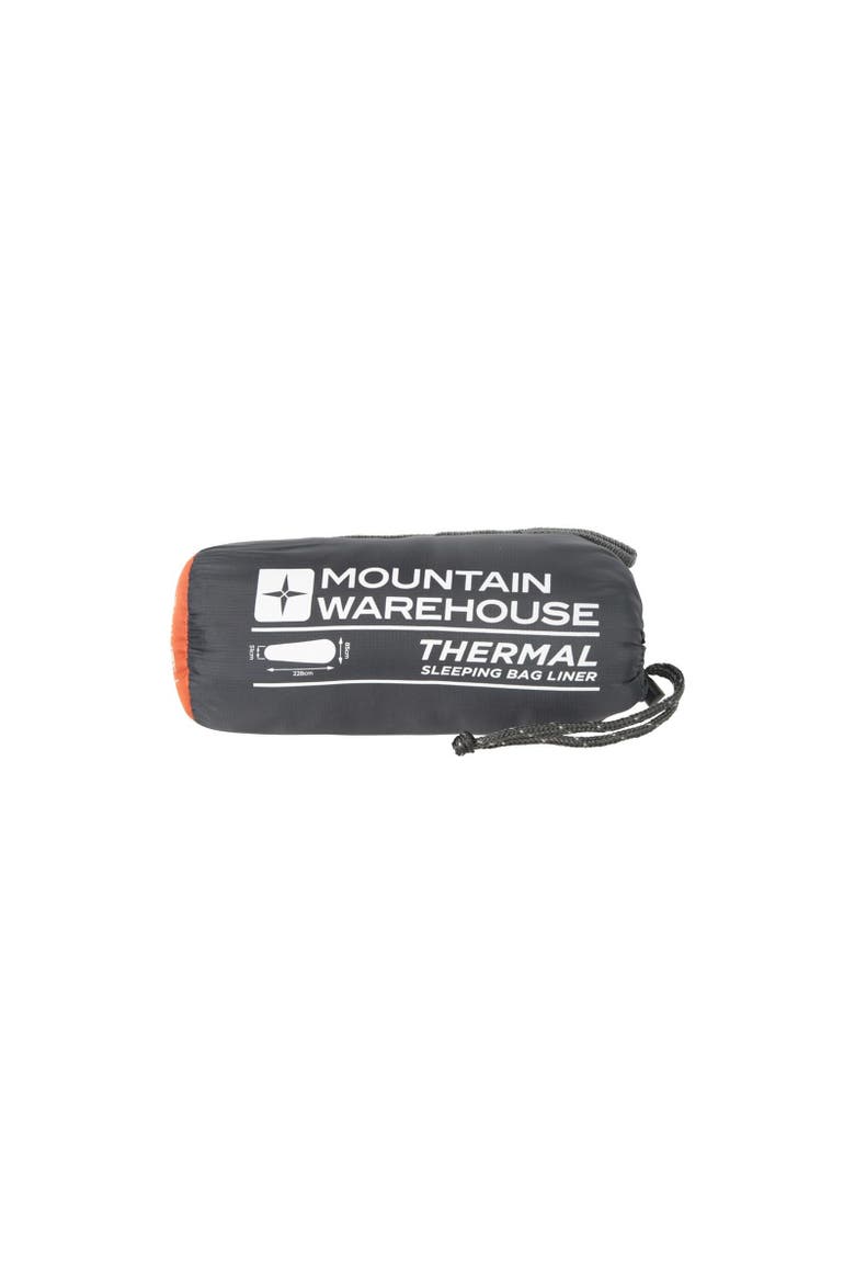 Thermal Sleeping Bag Liner, Alternate, color, Black