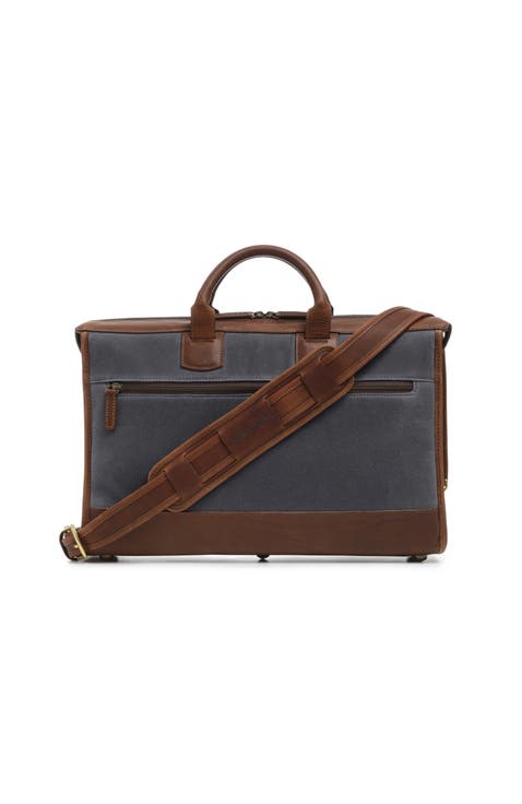 Sawyer Slim Waxed Canvas Briefcase