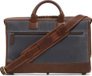 Korchmar Sawyer Slim Waxed Canvas Briefcase