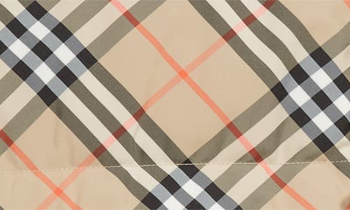 Burberry Snowdon Check Down Puffer Jacket With Stowaway Hood In Neutral