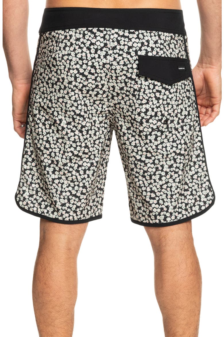 Highline Scallop Swim Trunks, Alternate, color, IRON GATE PRT 4