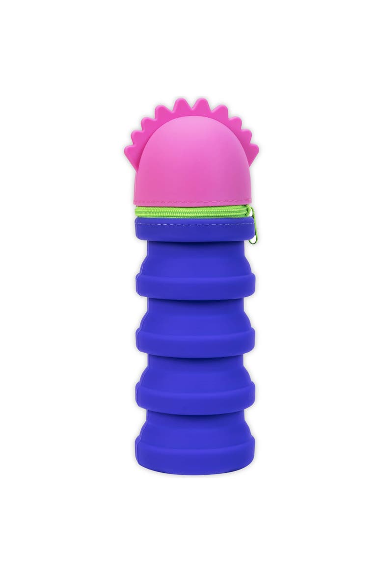 Retractable Pencil Case, Pink Monster, Alternate, color, Multicolored