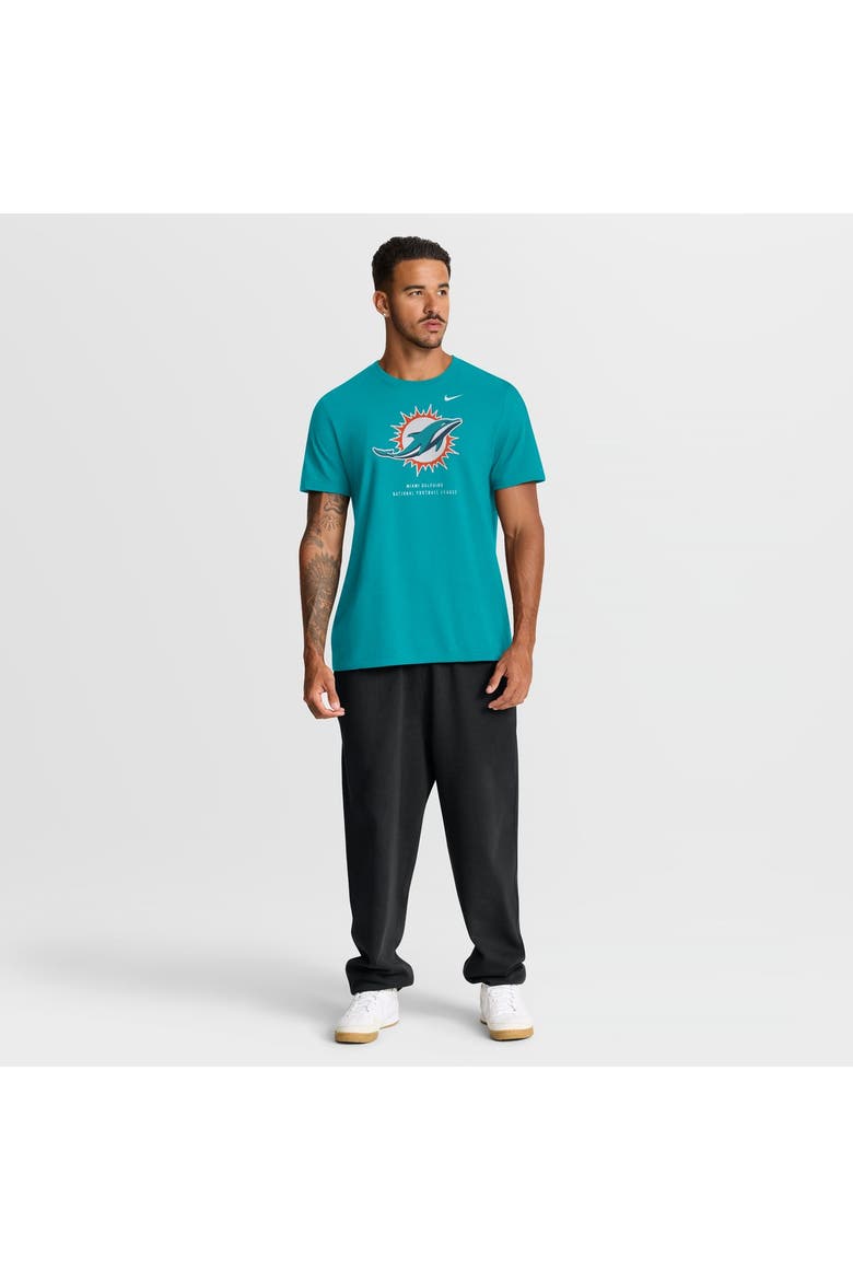 Men's Nike Aqua Miami Dolphins Property Of T-Shirt, Alternate, color, Aqua