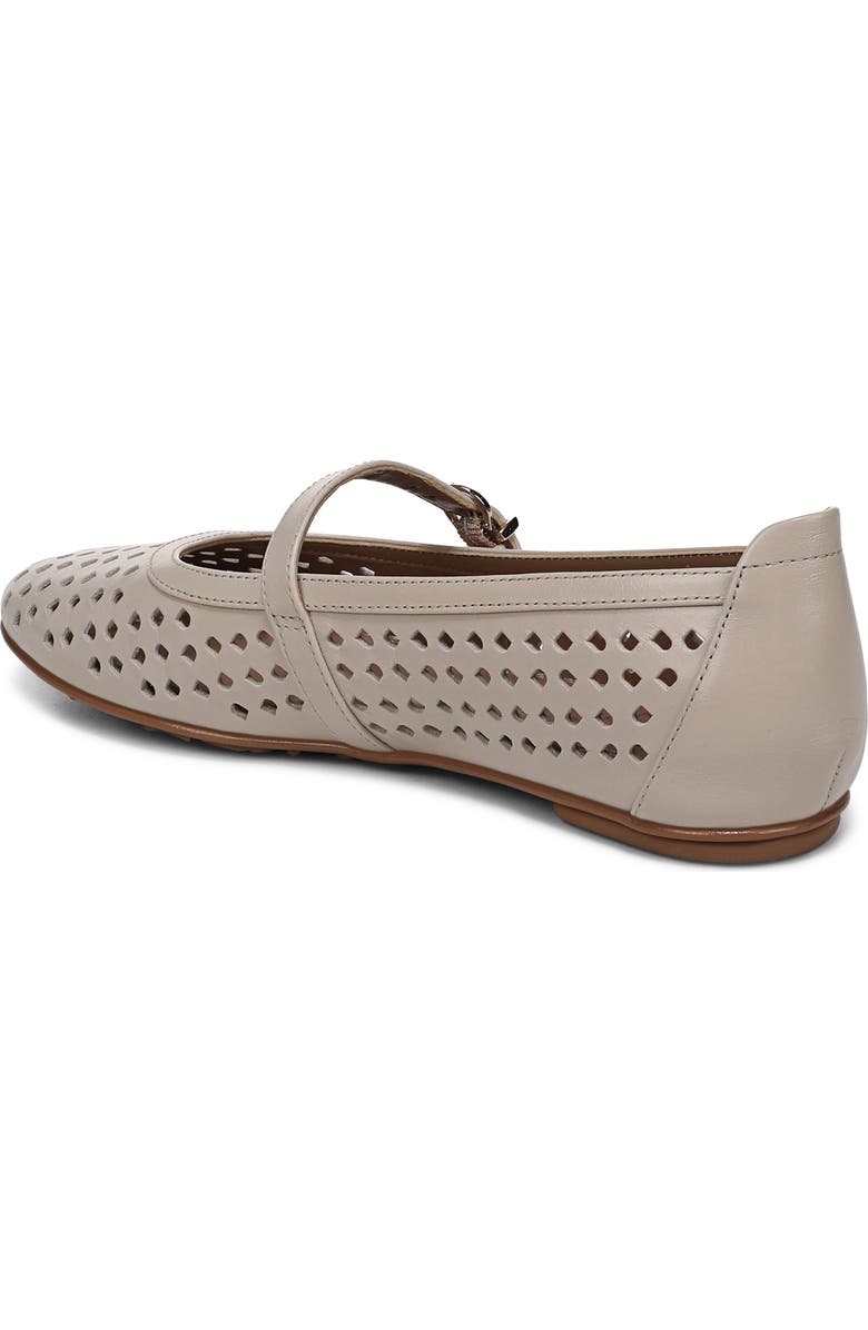 Naturalizer Aria Perforated Mary Jane Flat, Alternate, color, Ivory Mist