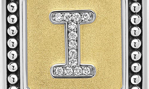 Lagos Signature Caviar Initial Enhancer In Two-tone I