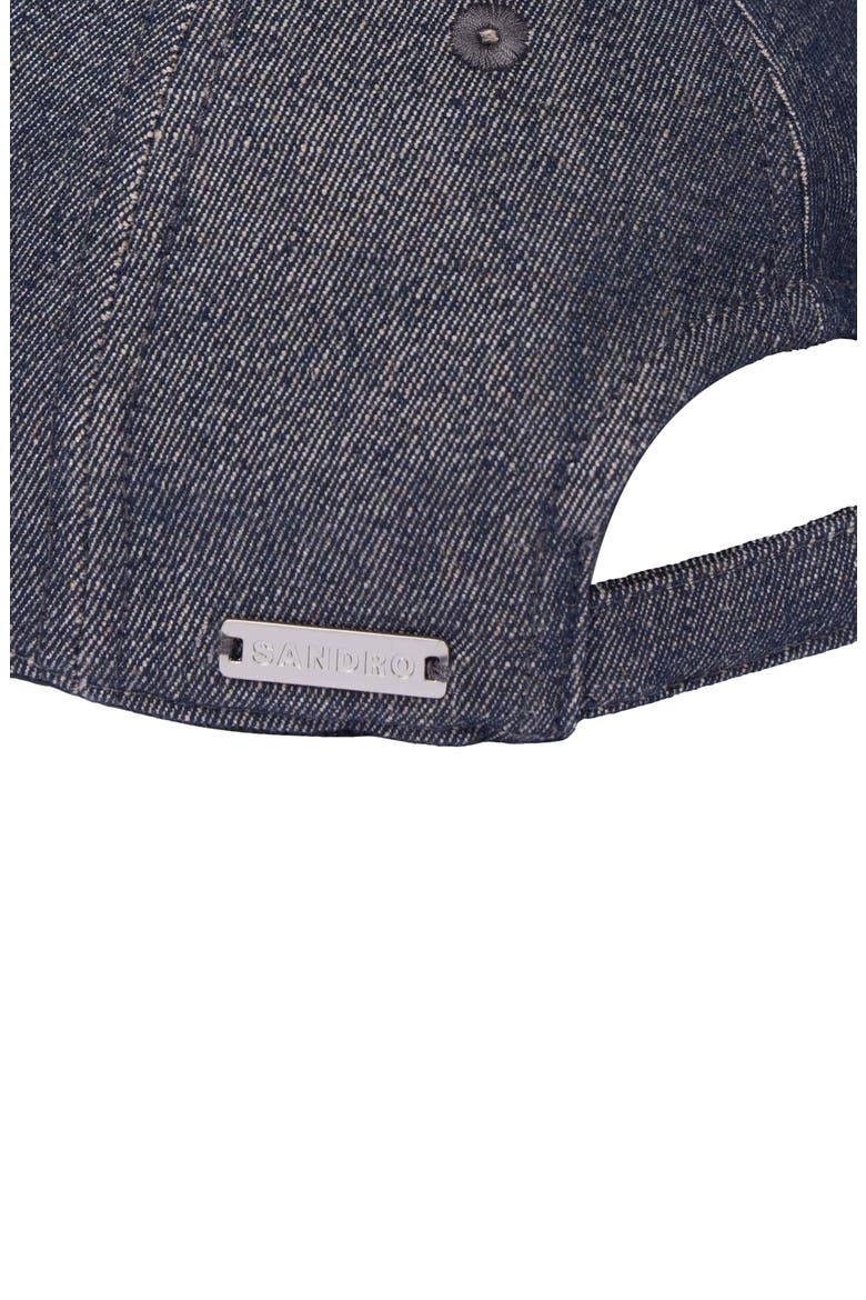 Denim cap with logo, Alternate, color, Blue