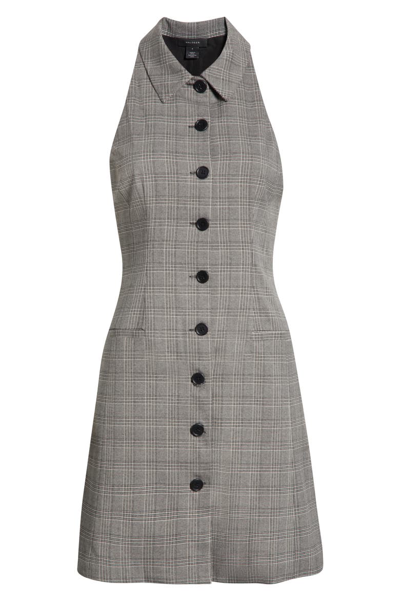 Cutaway Suit Dress, Alternate, color, ALLOY