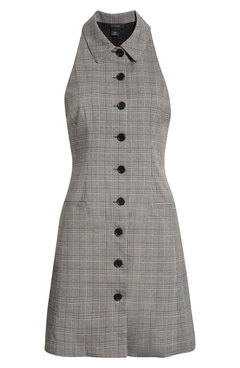 Halogen<sup>®</sup> Cutaway Suit Dress, Alternate, color, Alloy