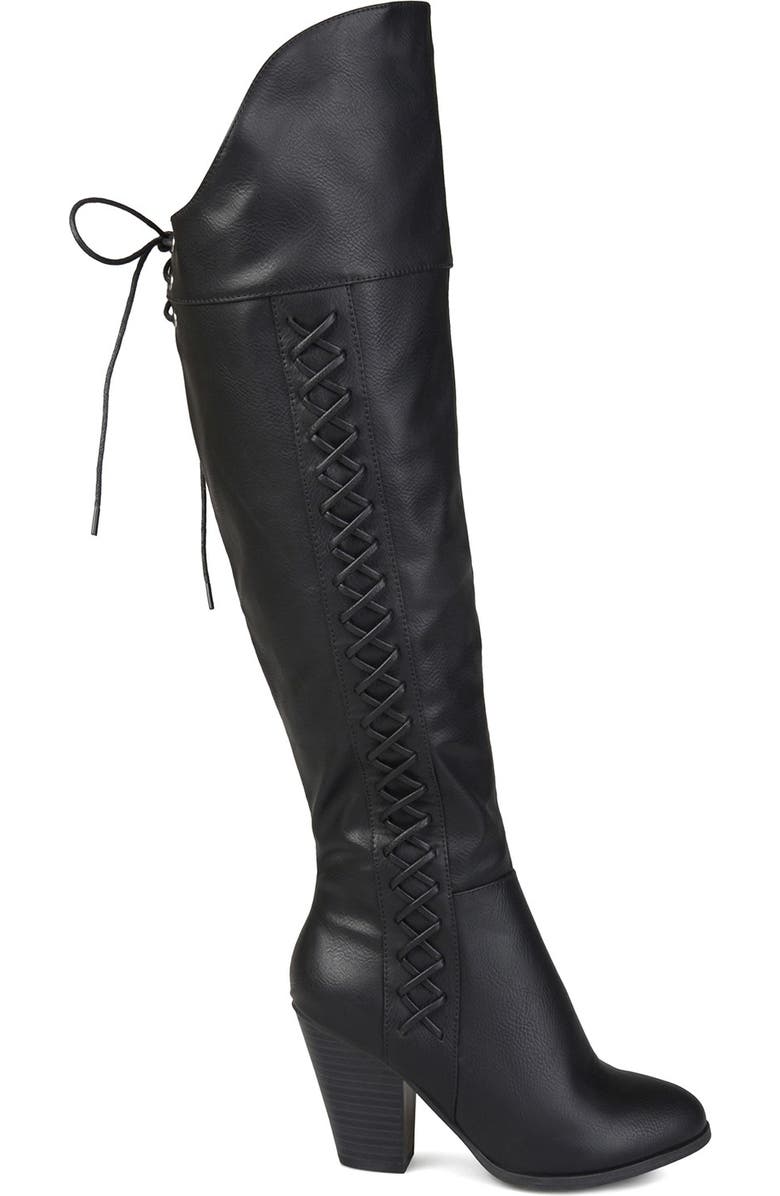 JOURNEE Spritzs Over-the-Knee Lace-Up Boot, Alternate, color,