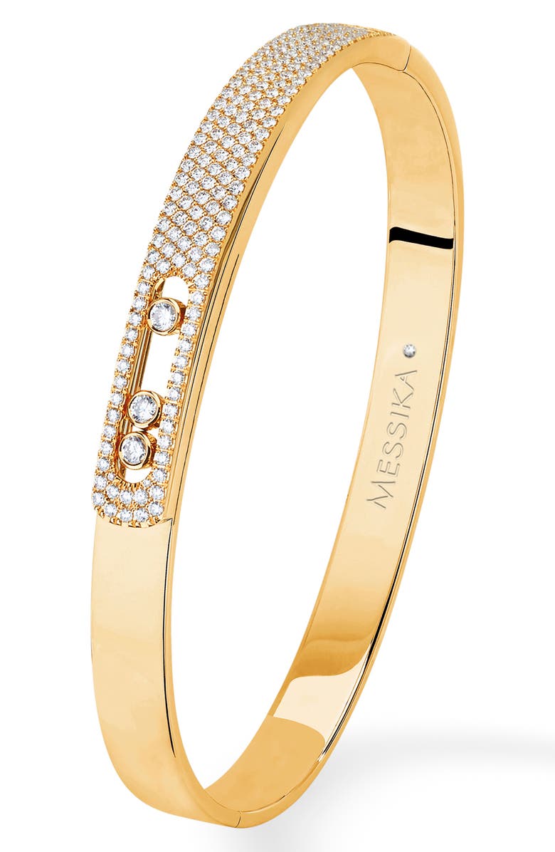 Messika Move Pavé Diamond Bangle, Main, color,