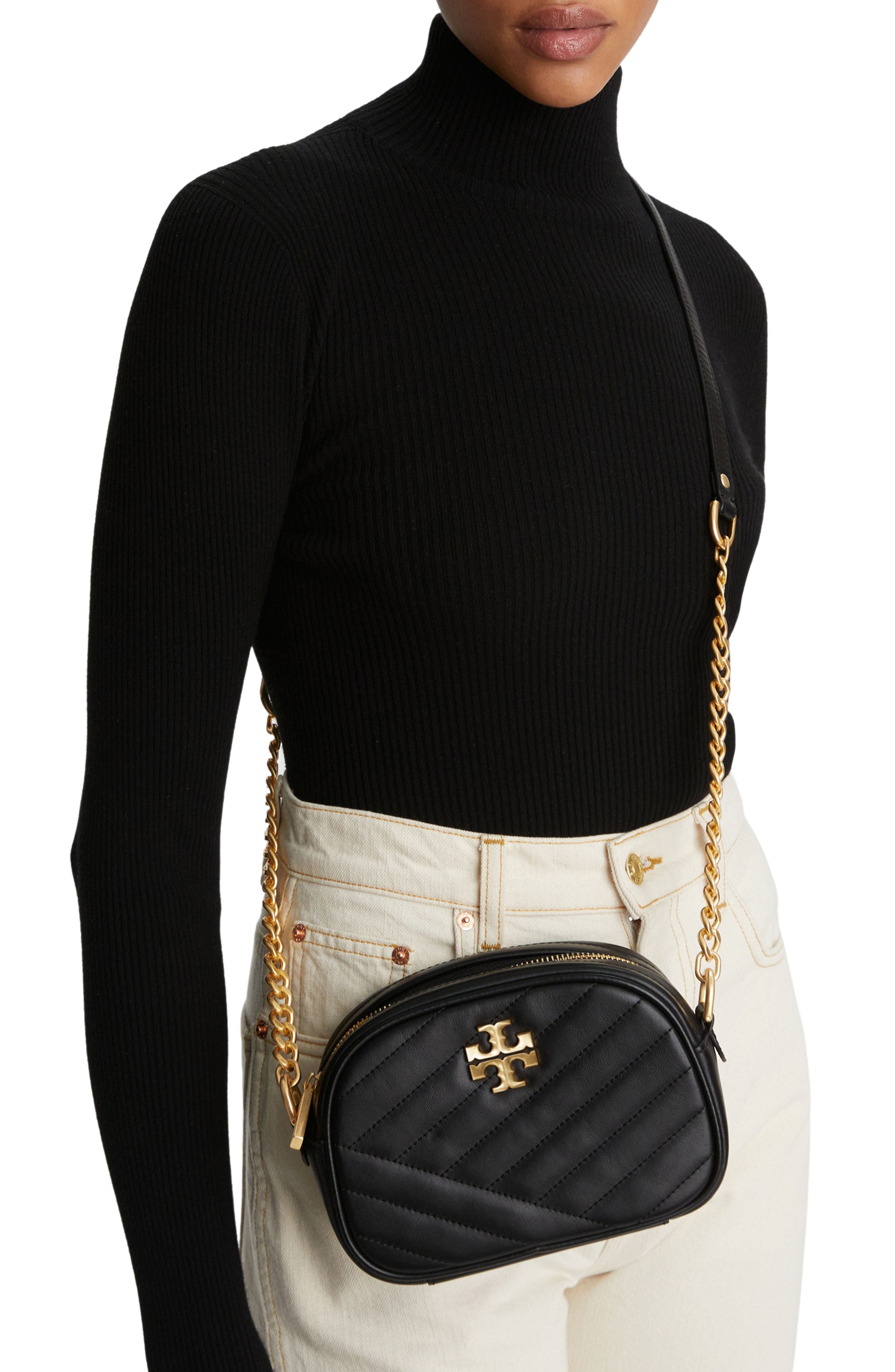 Tory Burch Kira Small Chevron Camera Bag, Alternate, color, 