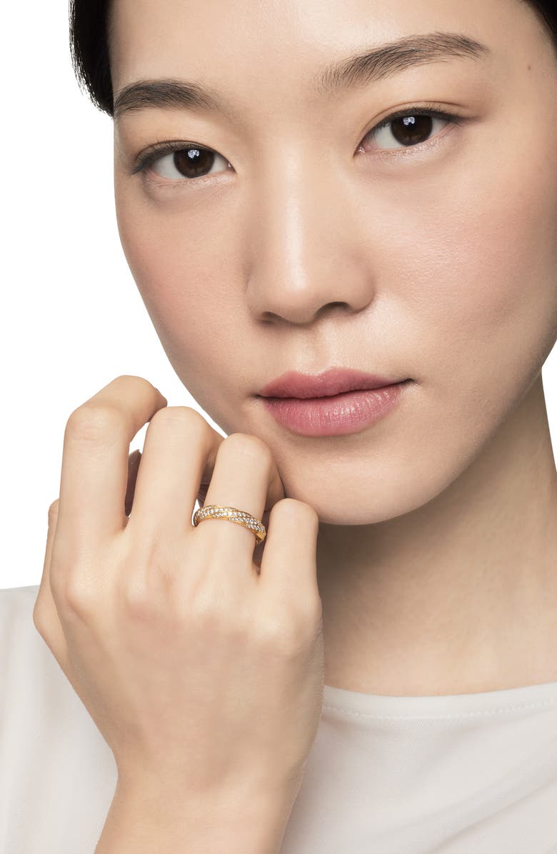 David Yurman Cable Edge Band Ring, Alternate, color, 18K Gold Recycled