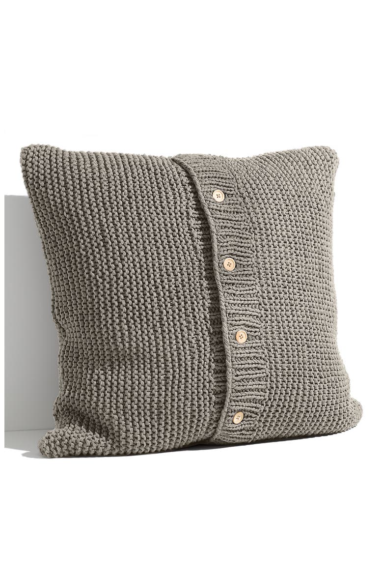 Nordstrom Chunky Knit Euro Pillow Sham, Main, color, ROCK RIDGE