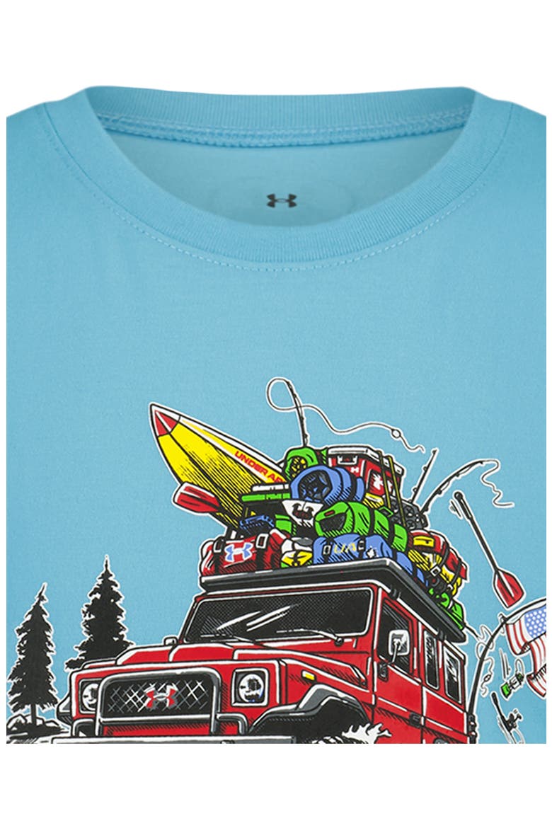 Kids' River Run Graphic T-Shirt, Alternate, color, FRESCO BLUE