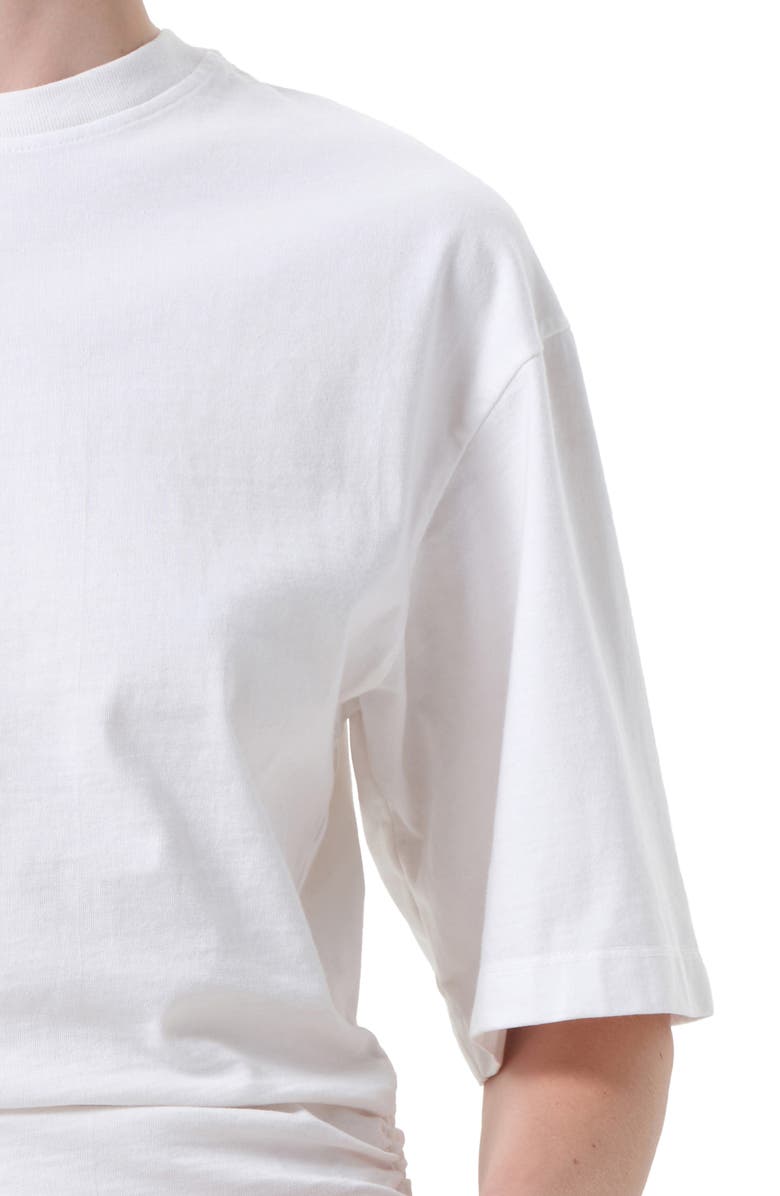 AGOLDE Shari Cotton T-Shirt, Alternate, color, White