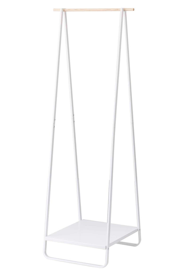 Freestanding Hanging Rack, Main, color, WHITE