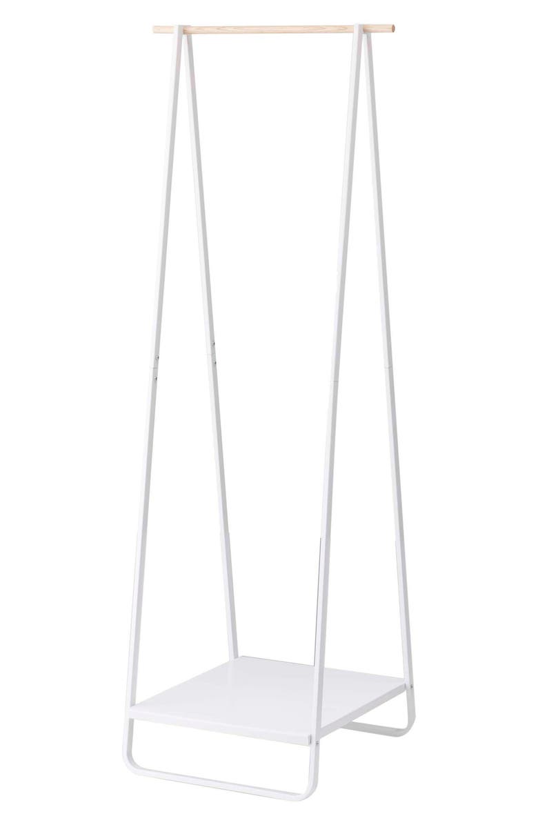 Yamazaki Freestanding Hanging Rack, Main, color, White