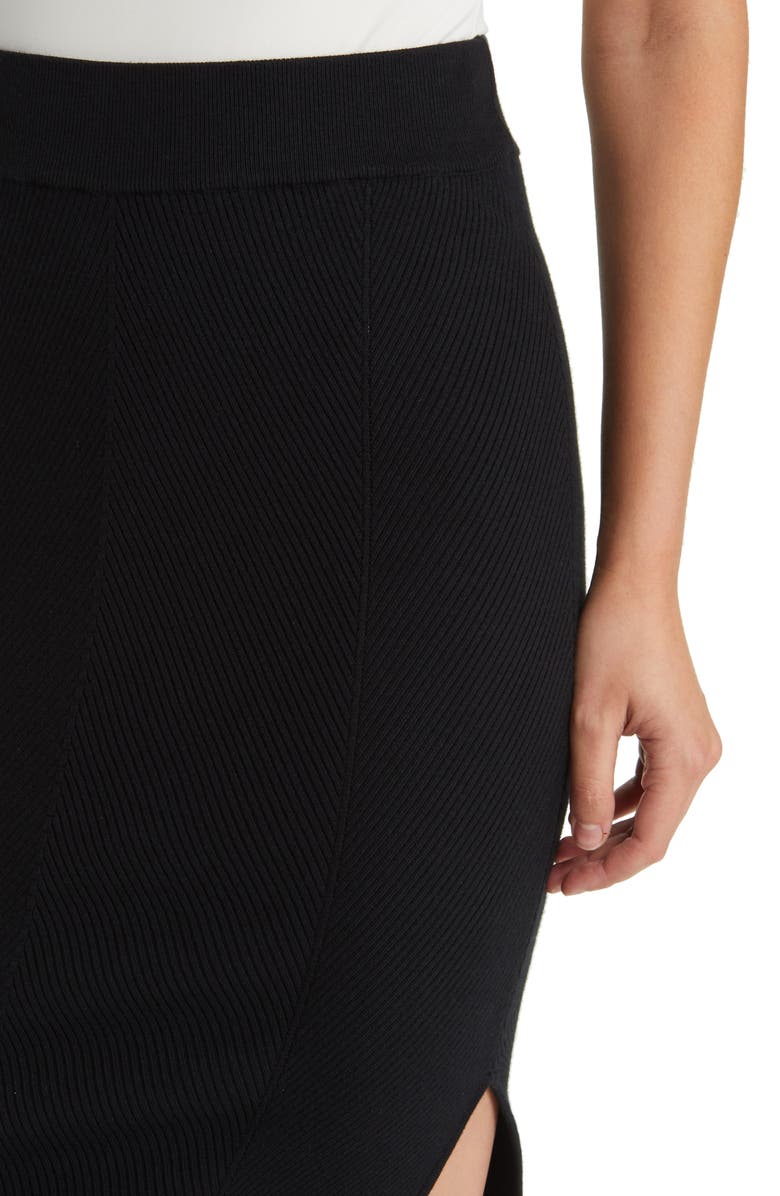 Favorite Daughter The Emma Rib Cotton Blend Maxi Skirt, Alternate, color, 