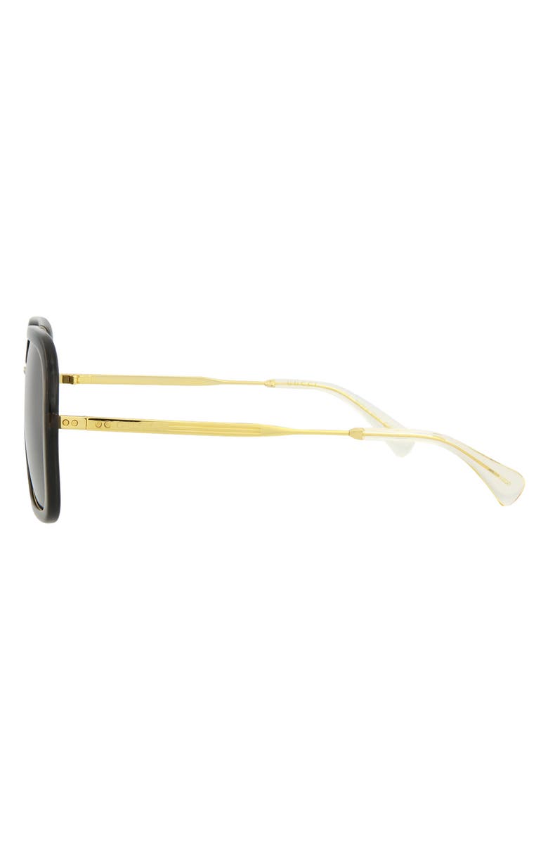Gucci 60mm Oversize Sunglasses, Alternate, color,