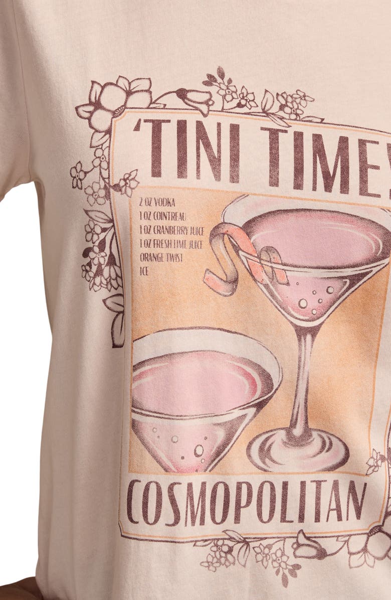 Lucky Brand Martini Time Graphic T-Shirt, Alternate, color, 