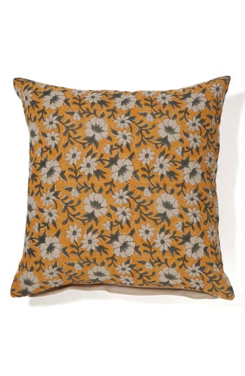 Roselli Trading Company Sunflower Fields Throw Pillow In Yellow Multi