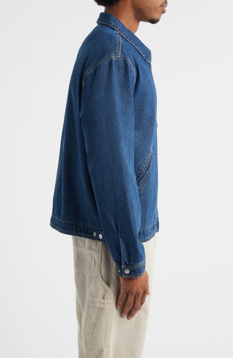 BP. Denim Zip Jacket, Alternate, color, Indigo Rinse