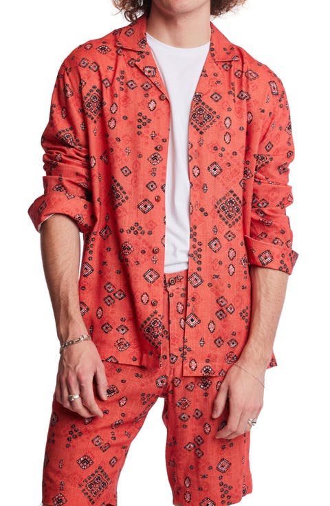 Marrak Long Sleeve Camp Shirt