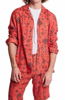 PAISLEY & GRAY Marrak Long Sleeve Camp Shirt