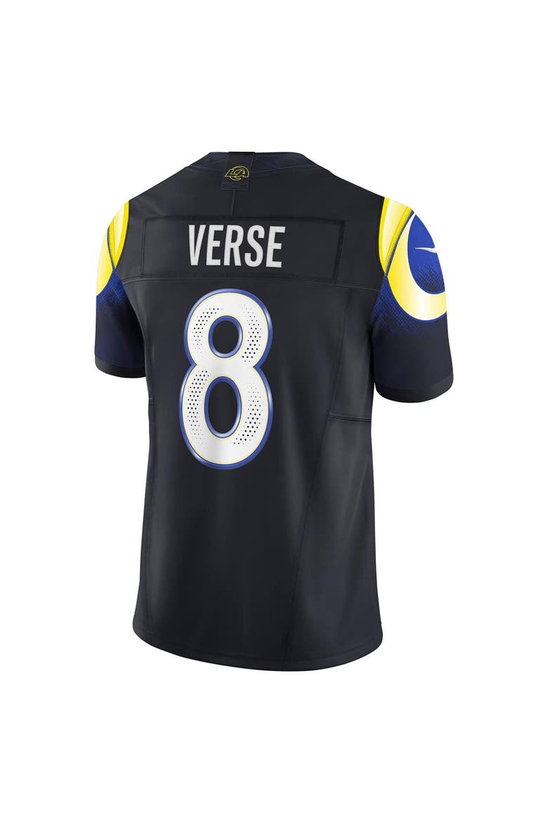 Men's Nike Jared Verse Midnight Blue Los Angeles Rams 2025 Rivalries Collection Limited Jersey, Alternate, color, Dark Blue