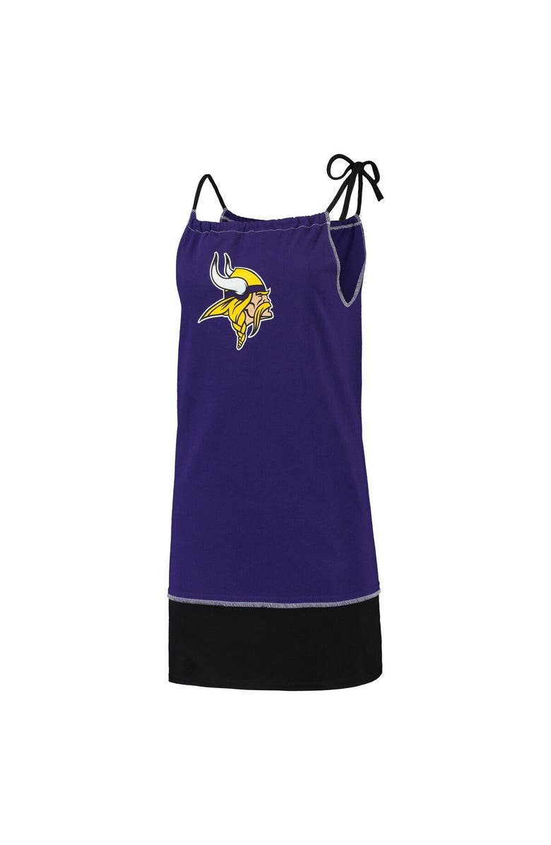 REFRIED APPAREL Women's Refried Apparel Purple Minnesota Vikings Sustainable Vintage Tank Dress, Main, color,