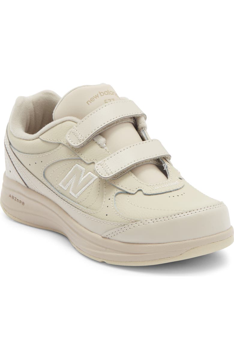 New Balance Leather Sneaker, Main, color, Bone
