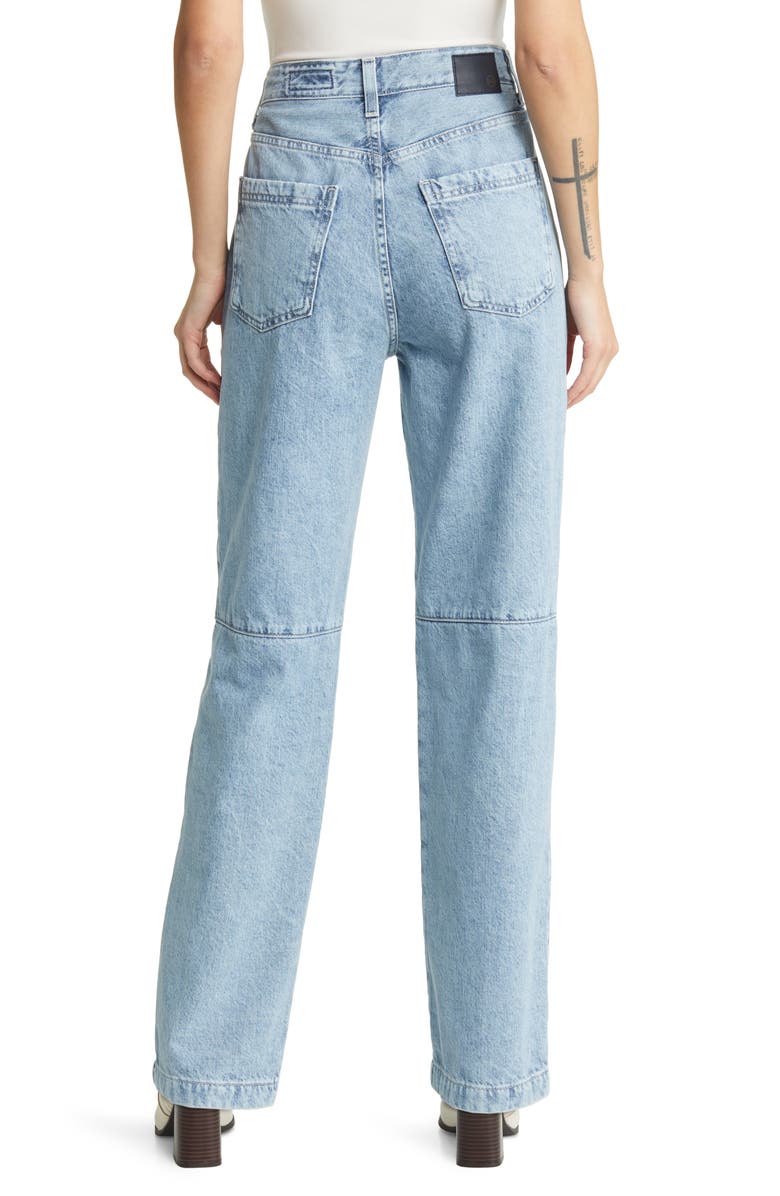 AG Clove Workwear Straight Leg Jeans, Alternate, color, Moonwash Frost