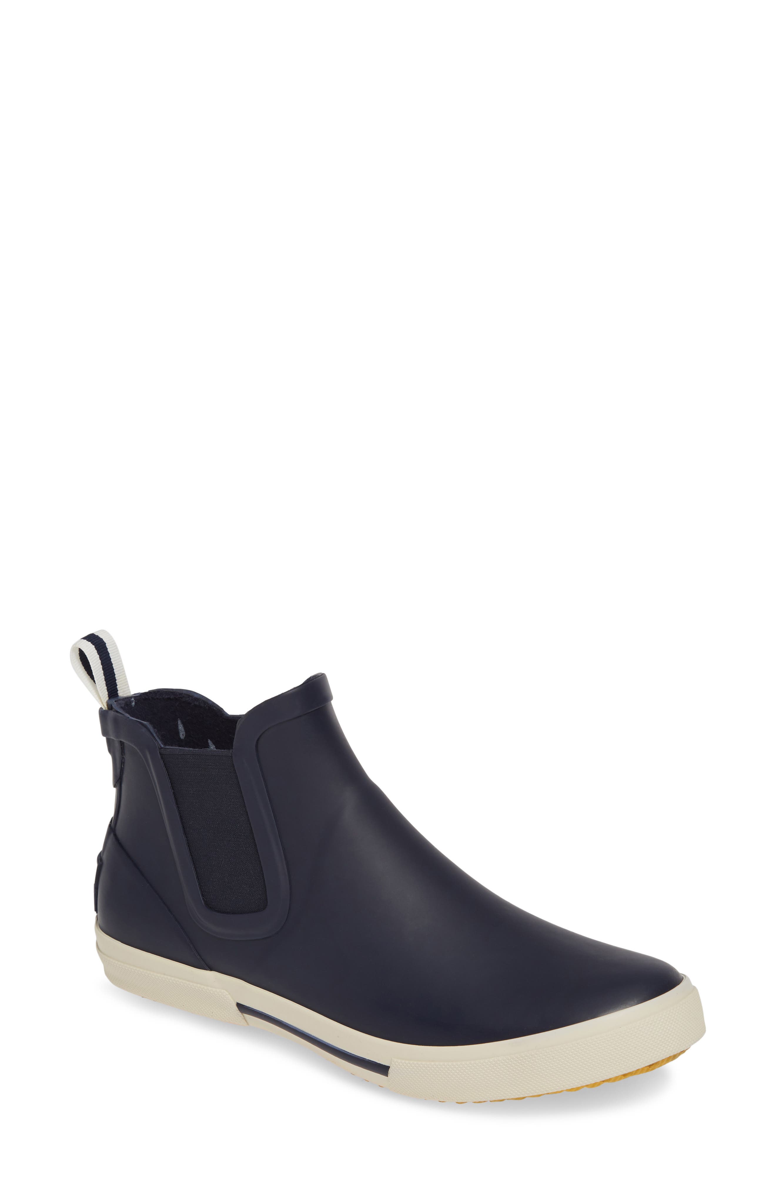 Rainwell Waterproof Chelsea Rain Boot, Main, color, FRENCH NAVY/ NAVY